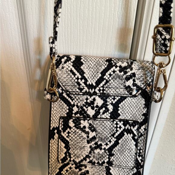 Snakeskin crossbody mini bag - Picture 3 of 3
